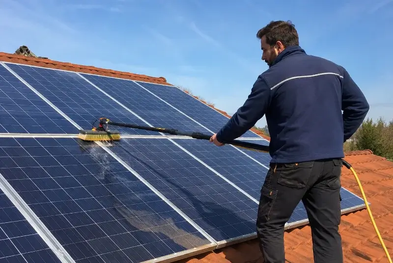 Nettoyage et entretien de panneaux solaires à Montchenu
